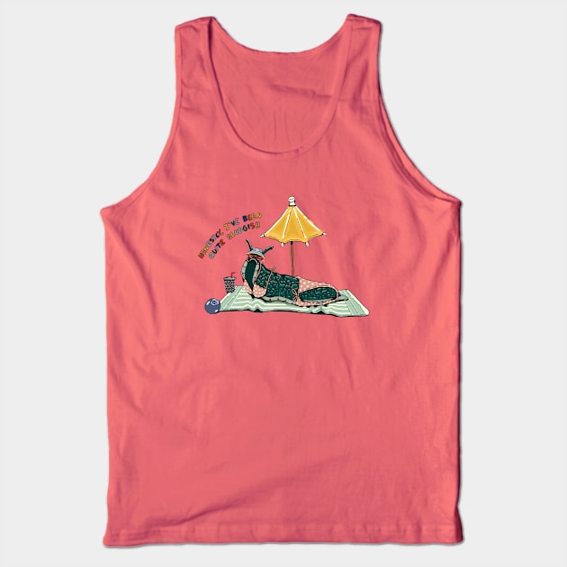 Sluggish Day Tank Top by jokenefick_art